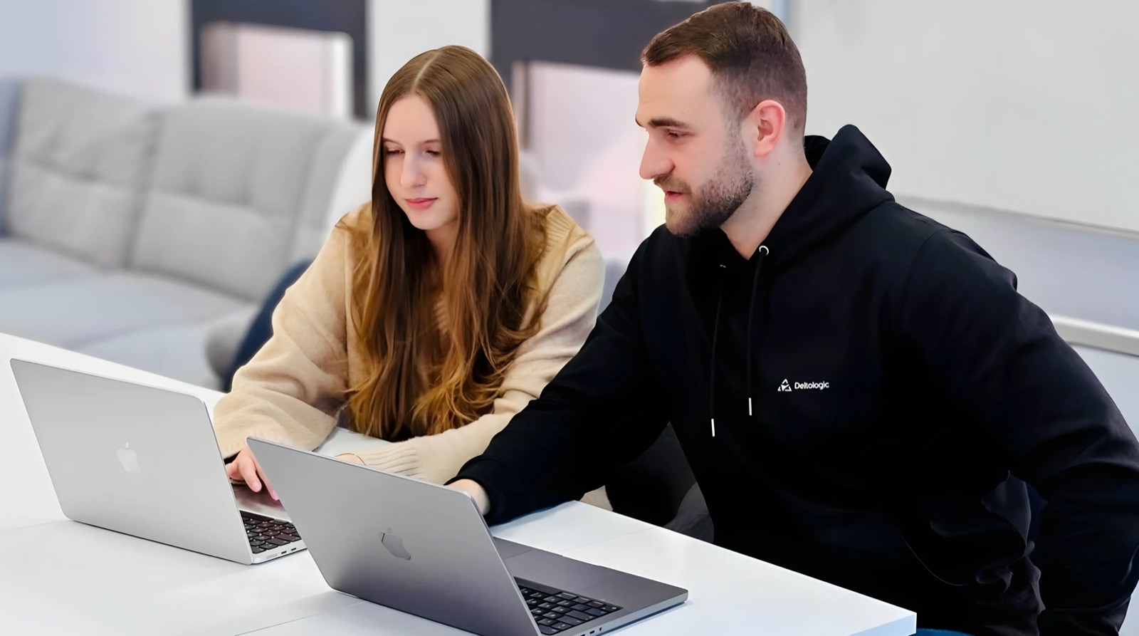 Deltologic engineers working together